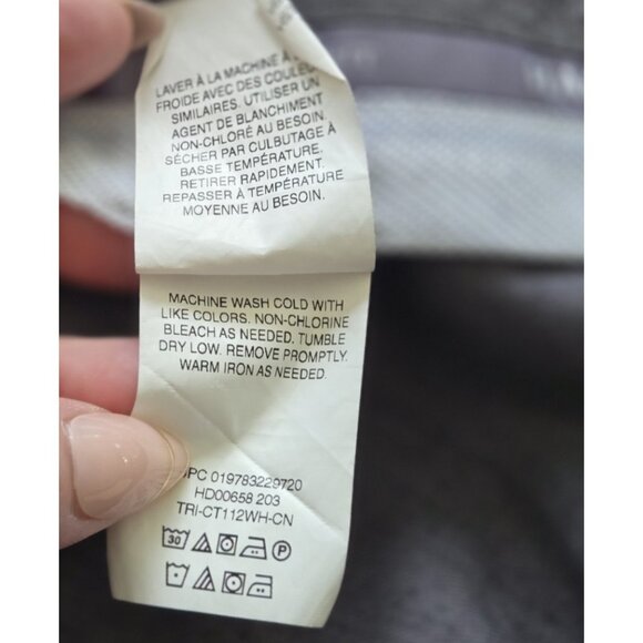 Haggar Premium Comfort Dress Pants Men's 30x30 Brown Slim Fit Flat Front - Picture 8 of 8